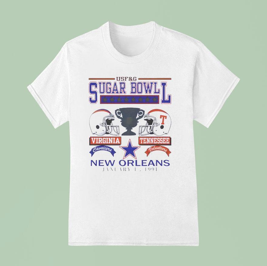 Sugar Bowl Virginia Vs Tennessee New Orleans T Shirt