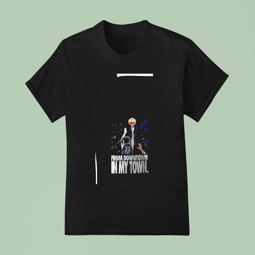 Wnba All Star Indiana Fever Caitlin Clark From My Downtown The Floor Is Ours T Shirt