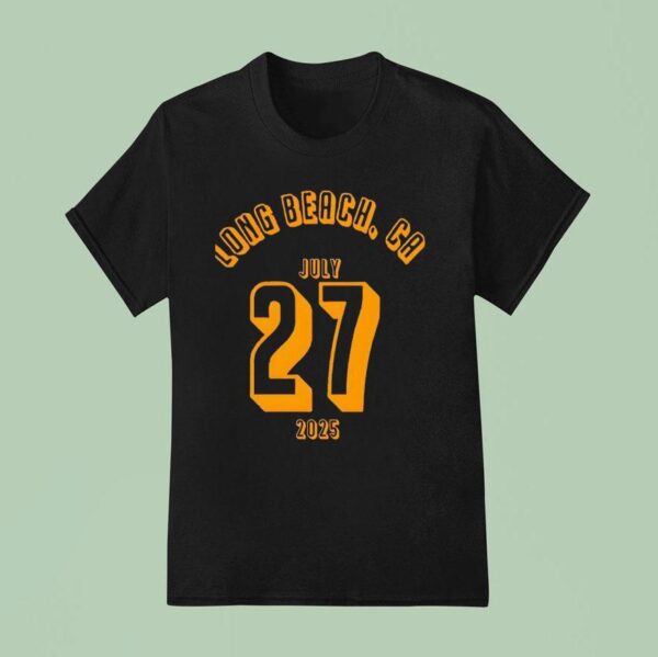 July Vans Warped Tour Long Beach Ca Shir T Shirt