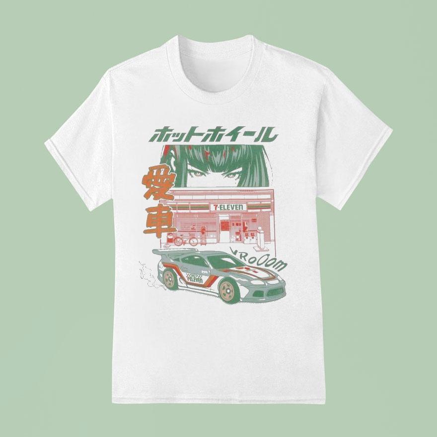 Eleven X Hot Wheels Vroom Anime Eyes T Shirt