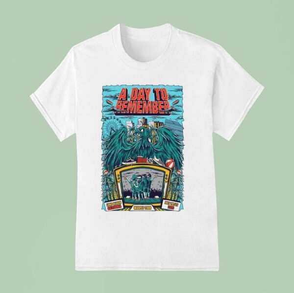 A Day To Remember Warped Tour July Long Beach Ca Show T Shirt