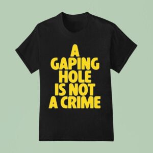A Gaping Hole Is Not A Crime T Shirt
