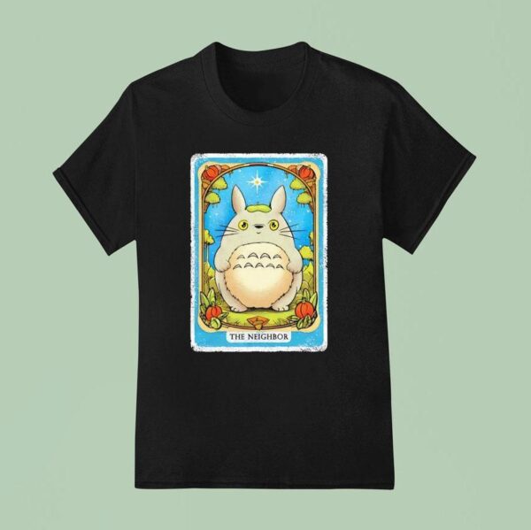 A Tarot Card Style Design Inspired By Totoro T Shirt