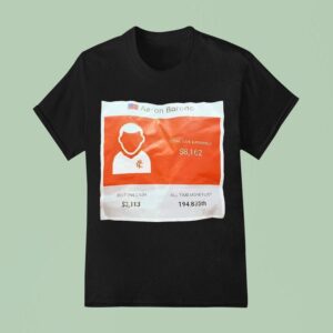 Aaron Barone Total Live Earnings Dollars T Shirt