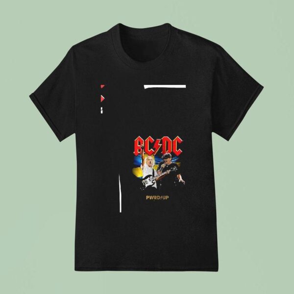 Acdc Gothenburg Sweden Pwrd Up Event Tour Gothenburg Tour T Shirt