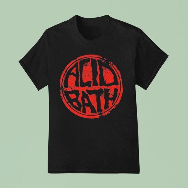 Acid Bath Worn N Torn Logo T Shirt