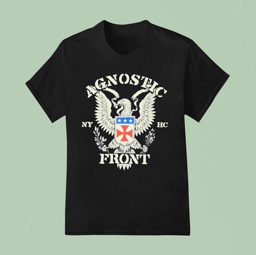Agnostic Front Eagle Cres T Shirt