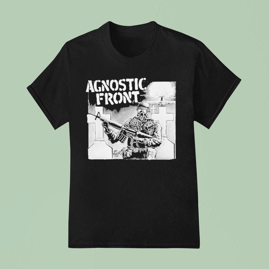 Agnostic Front Gas Mask T Shirt
