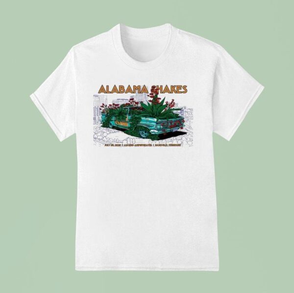 Alabama Shakes Nashville Tn Even T Shirt