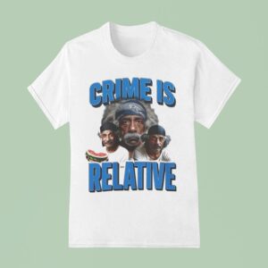 Albert Einstein Crime Is Relative Watermelon T Shirt
