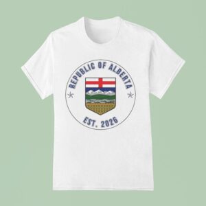 Alberta Republic Badge Est T Shirt