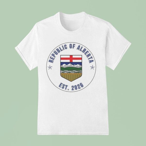 Alberta Republic Badge Est T Shirt