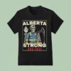 Alberta Strong And Free Skeleton T Shirt