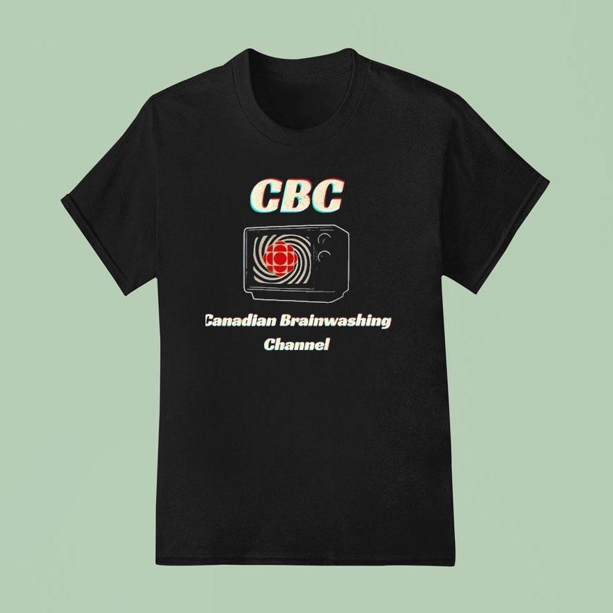 Alberta Unchained Cbc Canadian Brainwashed Channel Graphic T Shirt