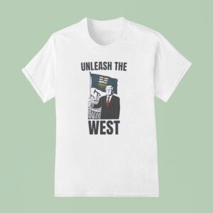 Alberta Unchained Trump Unleash The West Patriotic T Shirt