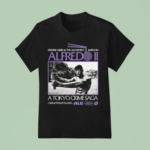 Alfredo X Babylon Billboard Freddie Gibbs And The Alchemist A Tokyo Crime Saga T Shirt