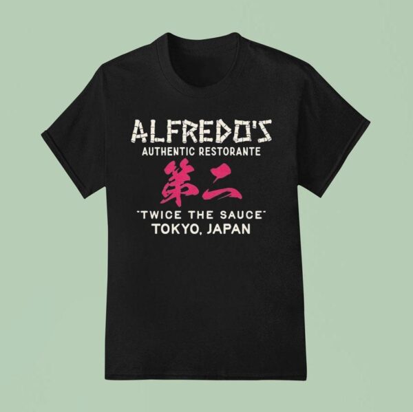 Alfredo S Authentic Restorante Twice The Sauce Tokyo Japan Bamboo T Shirt