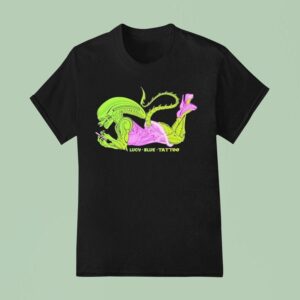 Alien Luc Blue Tattoo Xenomorph T Shirt