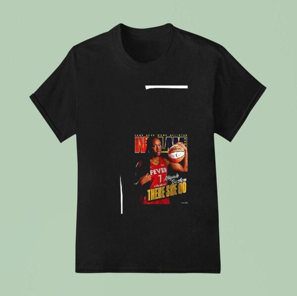 Aliyah Boston Indy Wnba All Star Wslam There She Go Indiana Fever Caricature T Shirt