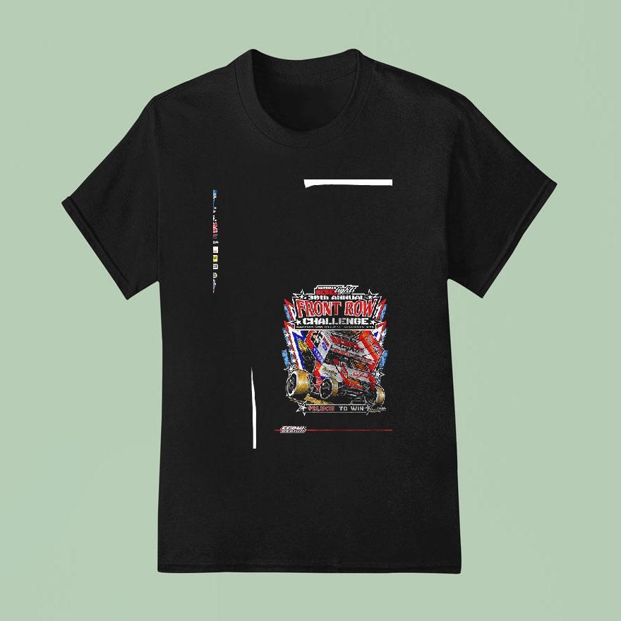American Rebel Light Th Annual Front Row Challenge Car Racing T Shirt
