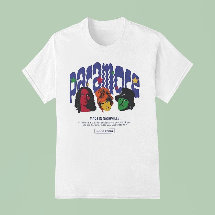 American Rock Band Paramore Made In Nashville Since T Shirt
