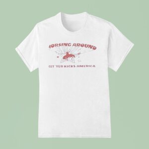 Americana Sydney Sweeney Horsing Around T Shirt