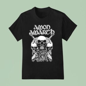 Amon Amarth Beard Skull T Shirt