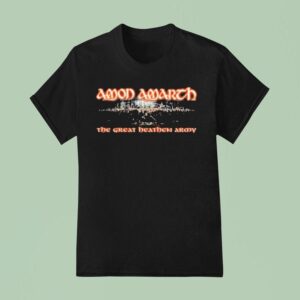 Amon Amarth The Great Heathen Army Tour T Shirt