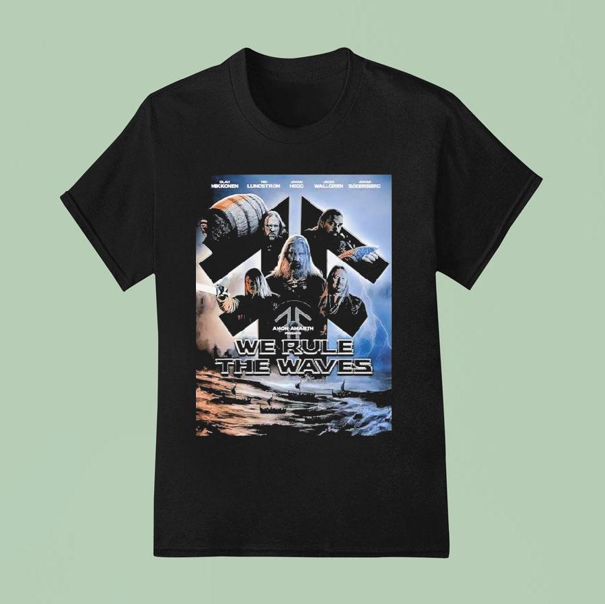 Amon Amarth We Rule The Waves Single T Shirt