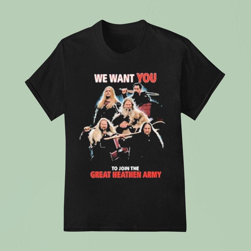 Amon Amarth We Want You To Join The Great Heathen Army T Shirt