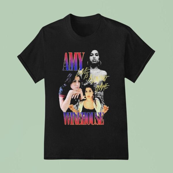 Amy Winehouse Love Is A Losing Game Homage T Shirt