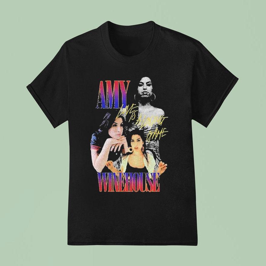 Amy Winehouse Love Is A Losing Game Homage T Shirt
