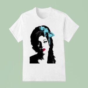 Amy Winehouse Portrait Photo T Shirt
