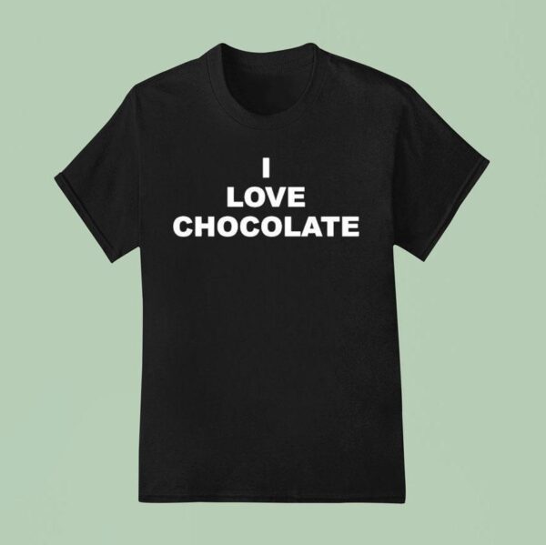 Ananda Lewis Wearing I Love Chocolate T Shirt