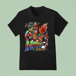 Anthony Edwards Minnesota Timberwolves Number Basketball T Shirt