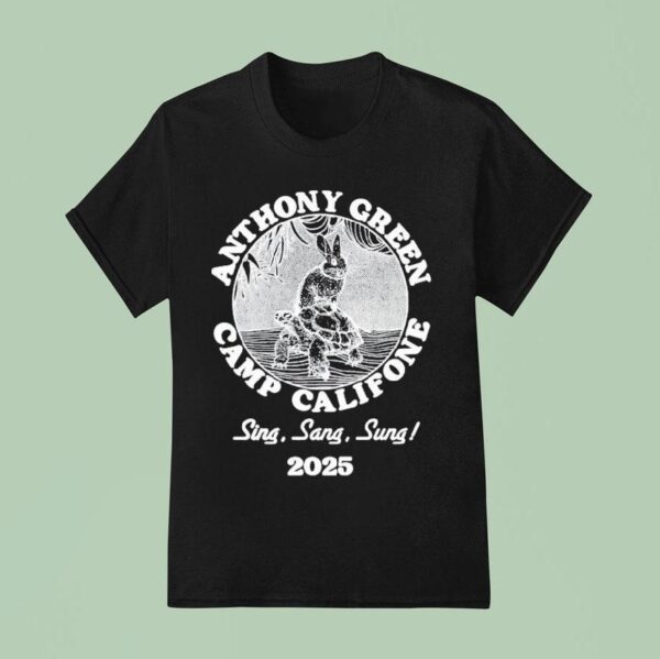 Anthony Green Camp Califone Sing Sang Sung Bunny Turtle T Shirt
