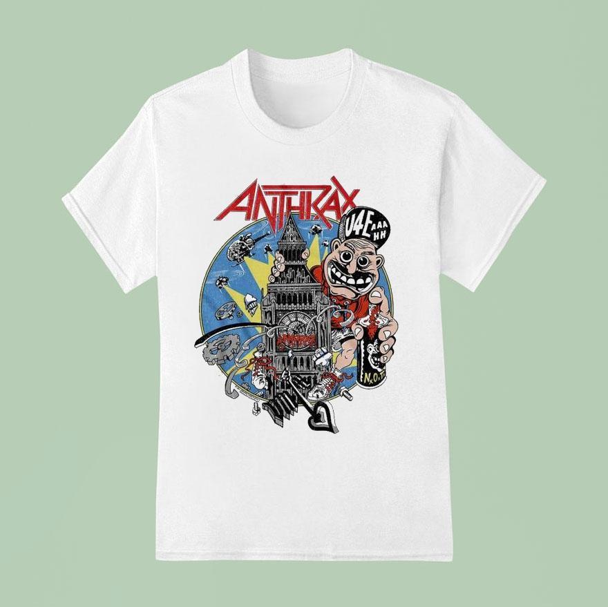 Anthrax Not Man Big Ben London T Shirt