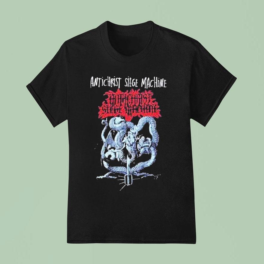 Antichrist Siege Machine Europe Tour Dates Storming The Temple Metal T Shirt