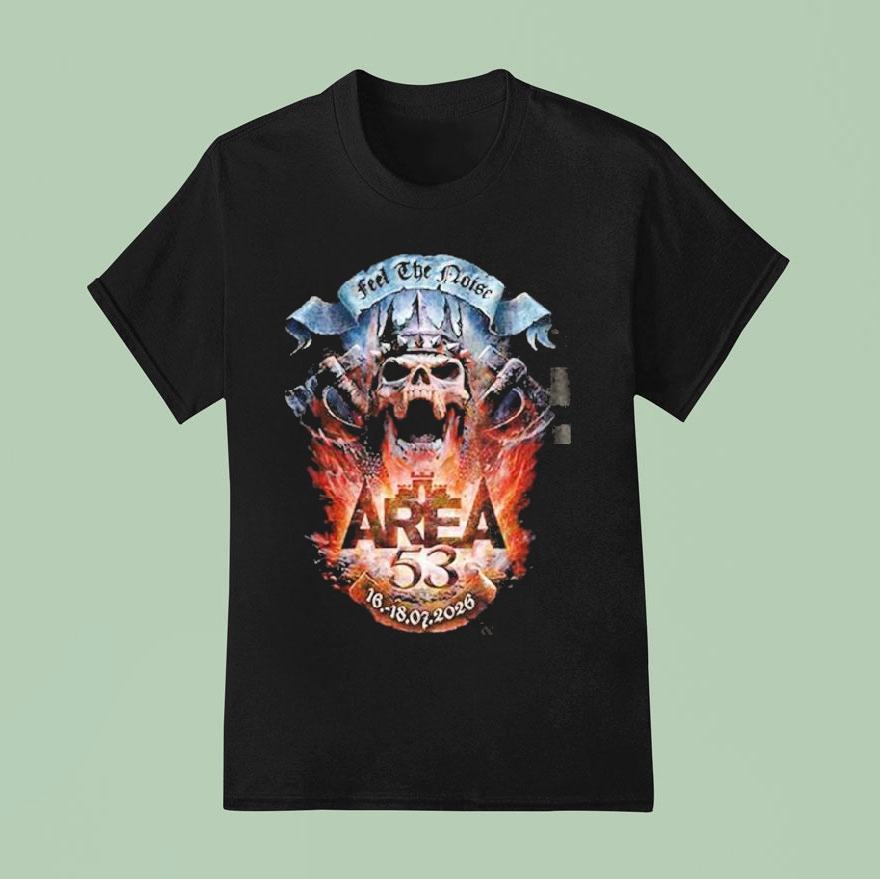 Area Festival Skull Crown Flame Artwork With In Austria July T Shirt