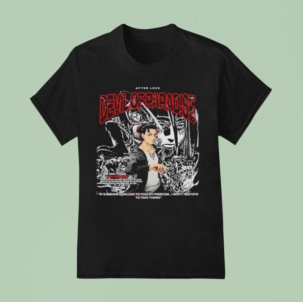 Attack On Titan Devil Of Paradise Eren Yeager The Usurper After Love T Shirt