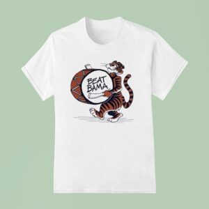 Auburn Tigers Beat Alabama Crimson Tide Mascot Playing Drum T Shirt