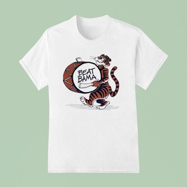 Auburn Tigers Beat Alabama Crimson Tide Mascot Playing Drum T Shirt
