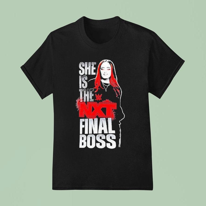 Ava She Is The Nxt Final Boss Wwe T Shirt