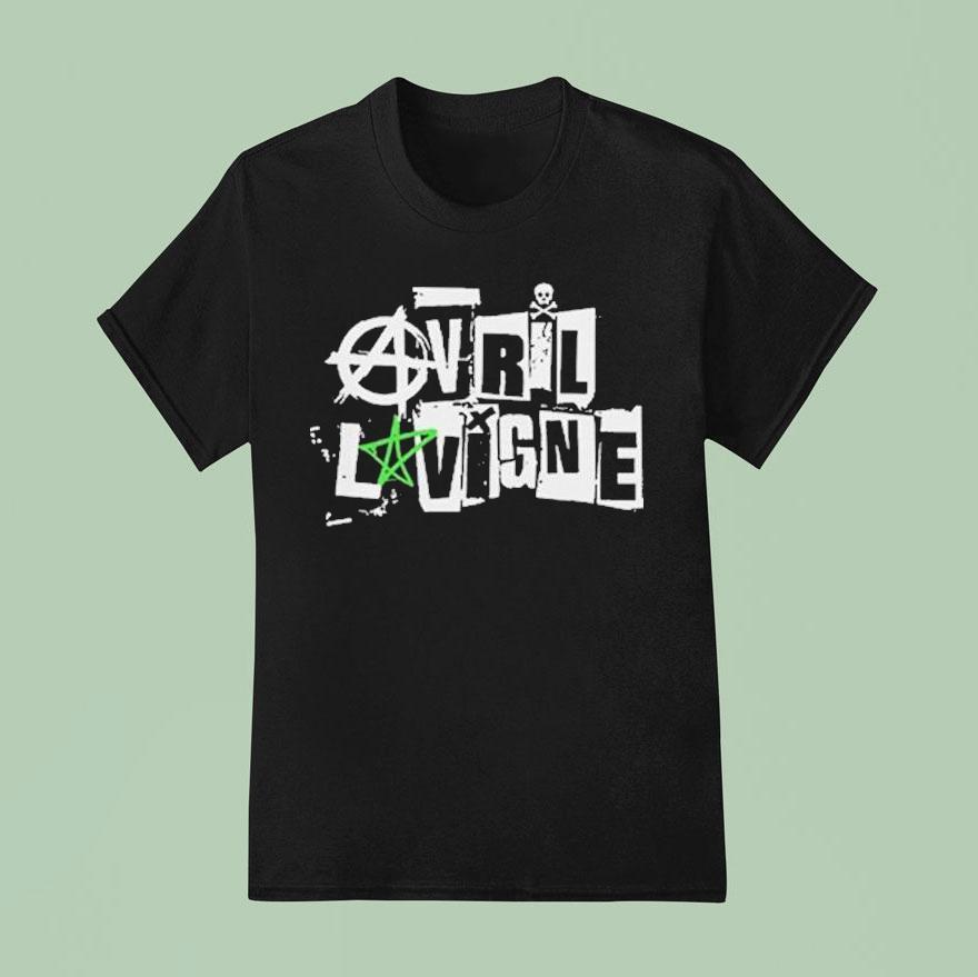 Avril Lavigne Greatest Hits Tour Sker Star T Shirt