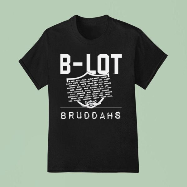 B Lot Bruddahs Las Vegas Raiders Logo T Shirt