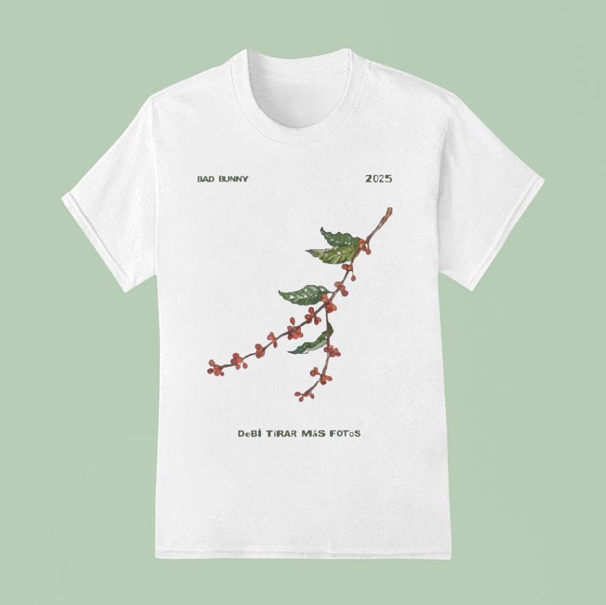 Bad Bunny Deb Tirar Ms Fotos Coffee Branch T Shirt