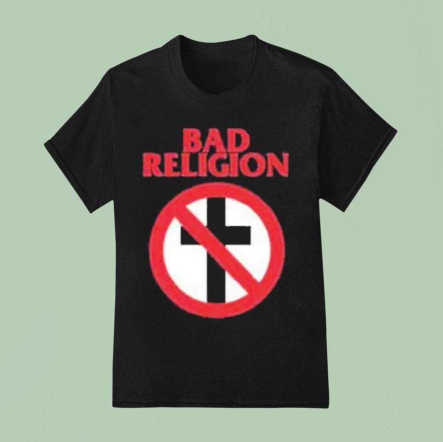 Bad Religion World Tour Cross Buster T Shirt