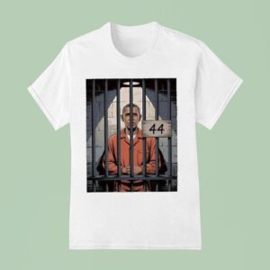 Barack Obama Parody Wanted For Treason Arrest T Shirt