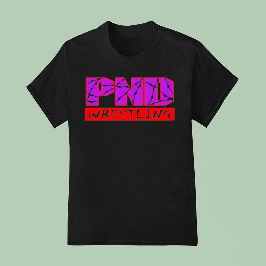 Barbed Wire Pnd Wrestling T Shirt