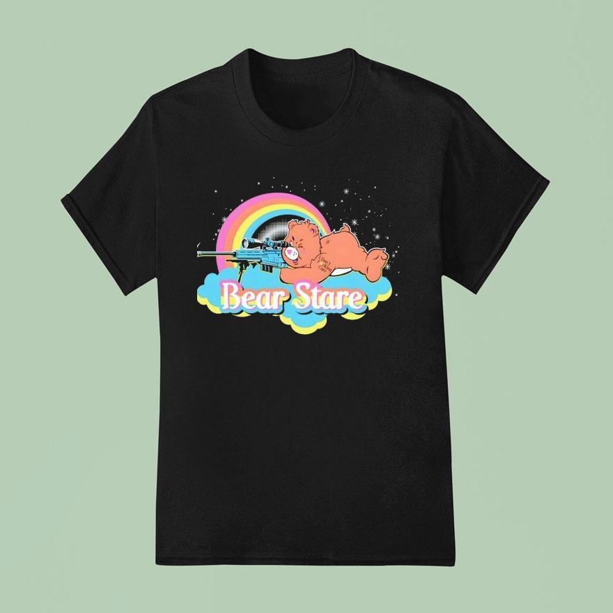 Bear Stare Slouchy Fi T Shirt